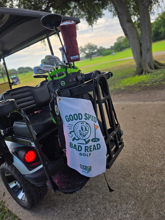 GSBR Dual-Logo Golf Towel – Because Your Game Deserves Better Wipes