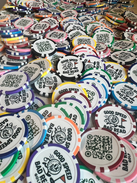 GSBR Poker Chip Ball Marker - 2 pack