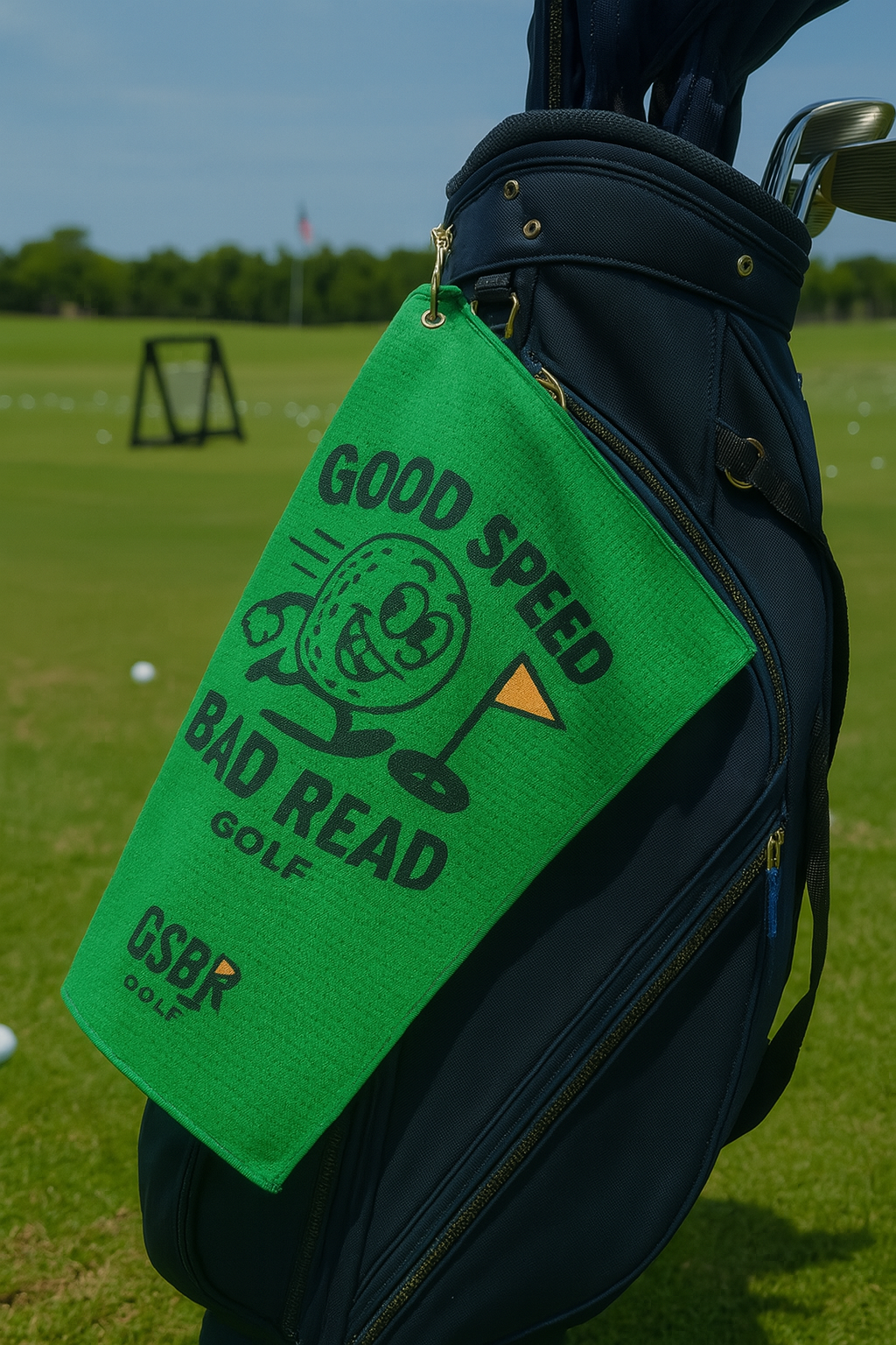 GSBR Dual-Logo Golf Towel – Because Your Game Deserves Better Wipes